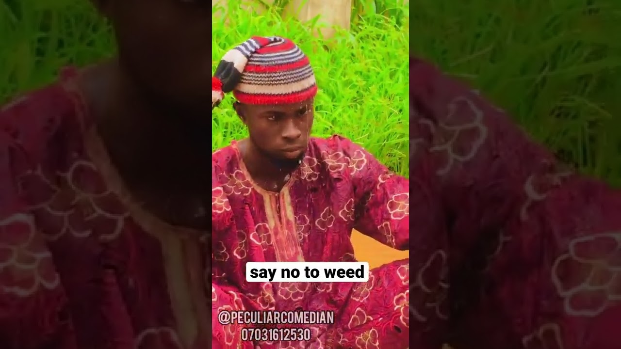 say no to weed peculiarcomedian #comedian #like #newvideo #subscribetomychannel #video #tundeednut