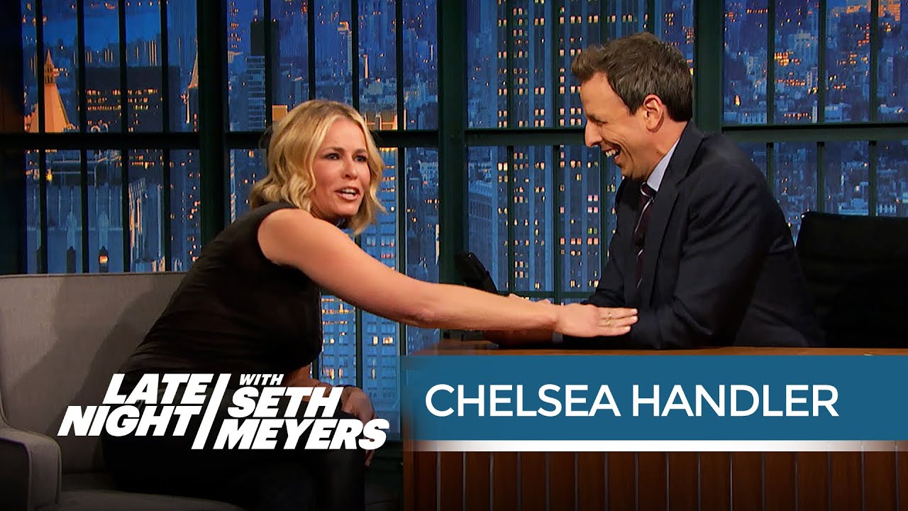 Chelsea Handler's First Experience Trying Marijuana Edibles - Late Night with Seth Meyers