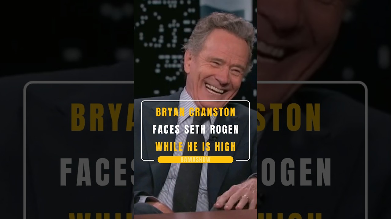 Bryan Cranston Meets Seth Rogen High On Weed #Shorts #BryanCranston #standup #Talkshow #SethRogen