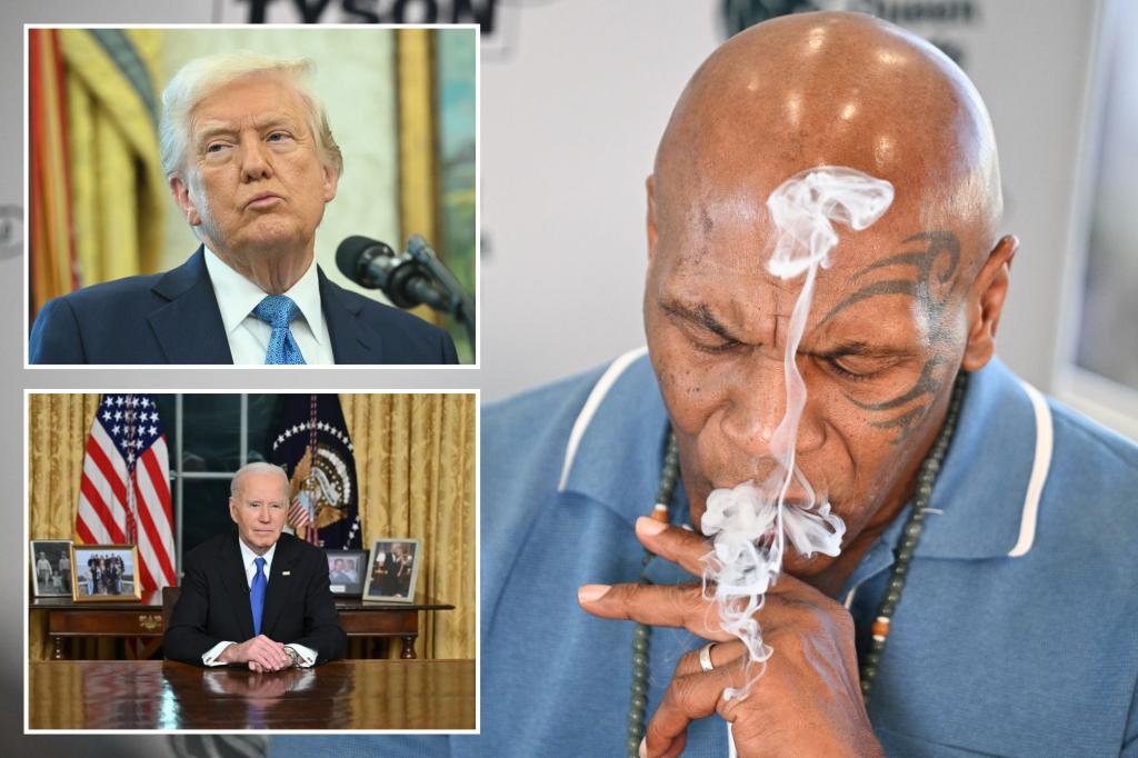 Mike Tyson urges Trump to deliver on cannabis reform