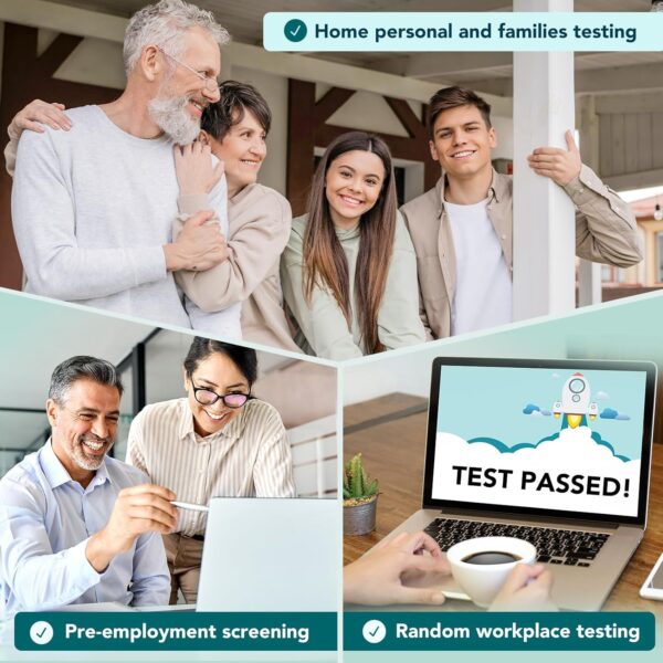 Easy@Home Single Drug Screen Test (Cannabinoids Urine Test) - THC Tests for Home THC Drug Test Urine Detox Kit Cutoff Level 50ng/mL Individually Wrapped - EDTH-114 (15 Pack) - Image 7