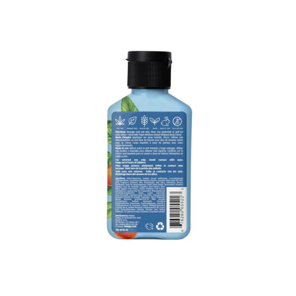 Hempz NEW Mini Body Wash, Triple Moisture Fresh Citrus, Travel Size Shower Gel, 2.25 oz. - Image 2