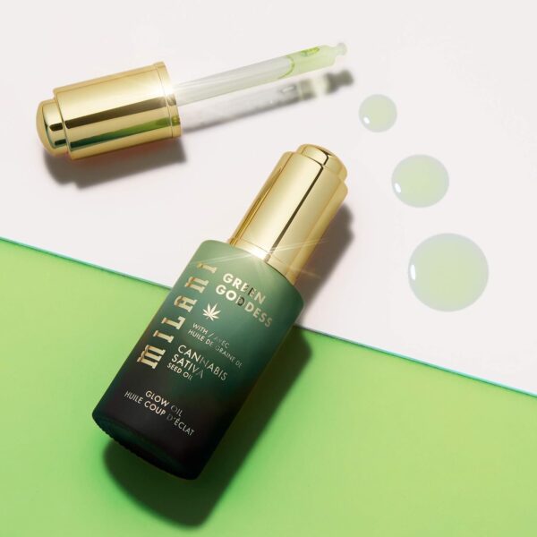 Milani Green Goddess Glow Oil - Multi-Use Facial Oil Infused With Hemp Oil To Hydrate and Soothe Stressed Out Skin - Image 4