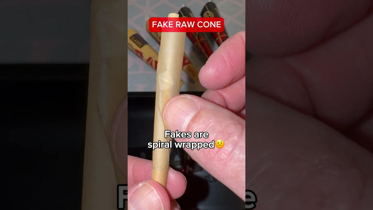 How to spot a fake RAW Cone ⚠️👀