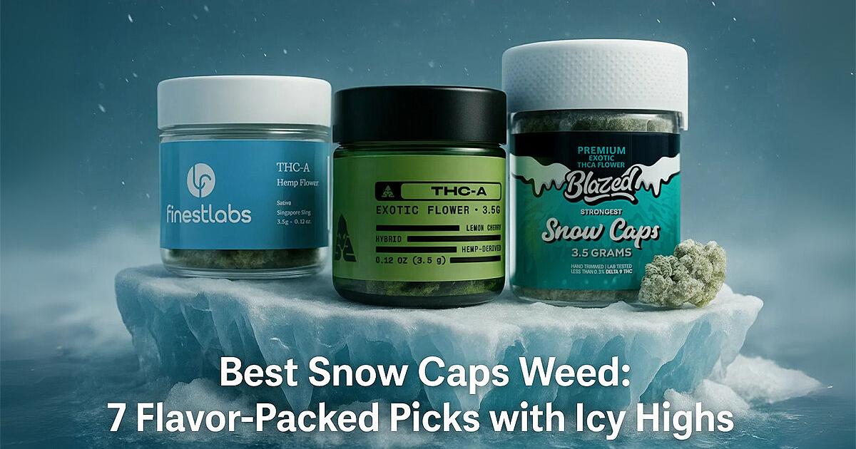 Best Snow Caps Strains: Frosted Flavor Bombs Pack a Punch | Cannabis