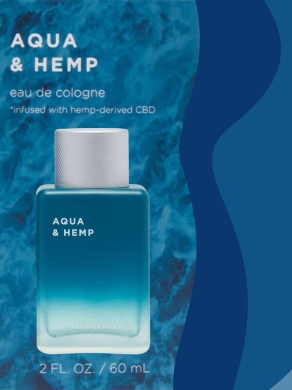 Fresh Aqua Hemp-Inspired Cologne Spray for Men – Clean Scent with Herbal and Watery Notes – 2 fl oz (59 mL) Daily Fragrance – Subtle, Refreshing, Giftable Bottle for Everyday Use - Image 3
