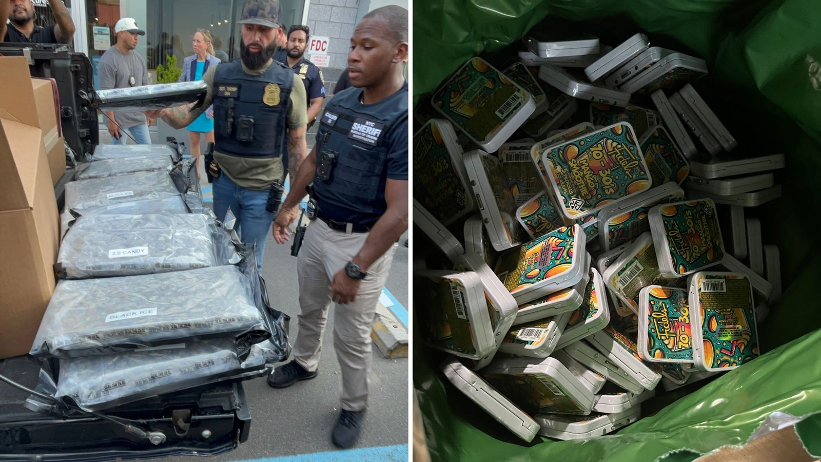 LIE drug bust: Truck full of cannabis and other illegal drugs pulled over in Maspeth, Queens