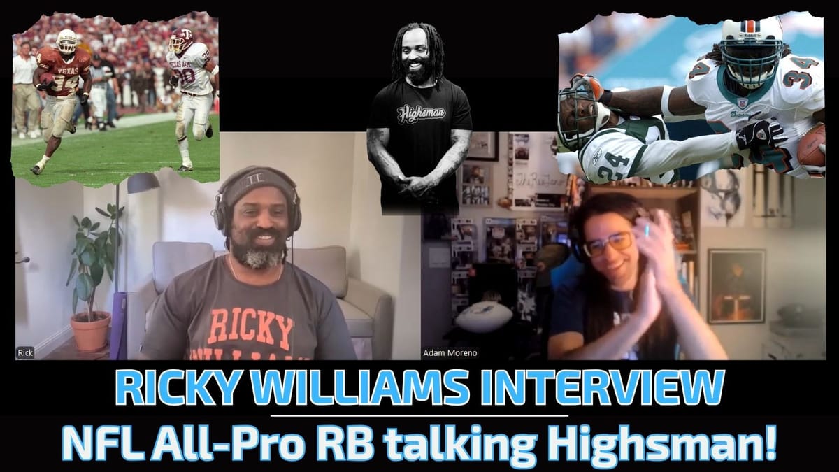 NFL All-Pro Ricky Williams talks the future of cannabis in sports!