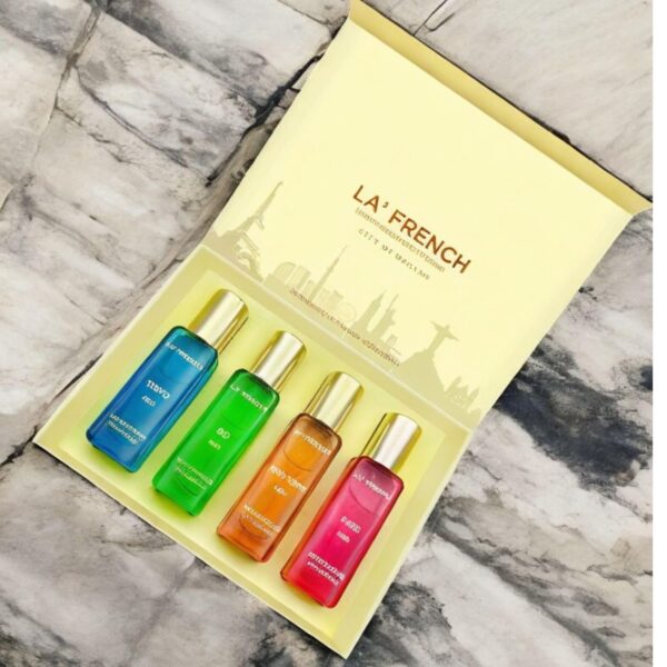 La Frenche Perfume Gift Set 4X20ml - with Paris New York Tokyo Rio - Luxury Perfume Gift Set - Spicy Fresh Long Lasting Fragrance Perfumes For Men & Women - Image 4