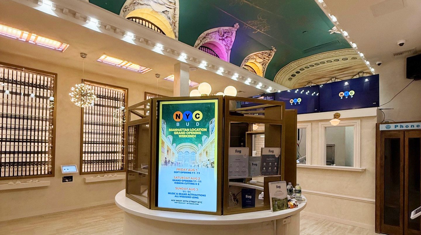 Inside Midtown’s Grand Central-Inspired Cannabis Dispensary