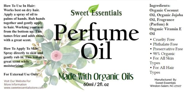 Cannabis Santal (Fresh-Type) - Fragrance/Perfume Oil - 2oz Made with Organic Oils - Spray on Perfume Oil - Alcohol & Preservative Free - Image 6