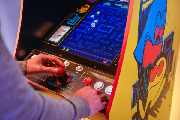 Arcade1Up PAC-MAN Deluxe Arcade Machine, built for your home, with 5-foot-tall full-size stand-up cabinet, 14 classic games, and 17-inch screen - Image 7