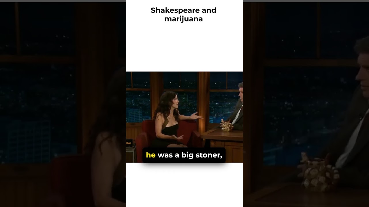 Mary-Louise Parker - shakespeare and marijuana | #shorts #viral #MaryLouiseParker #CraigFerguson