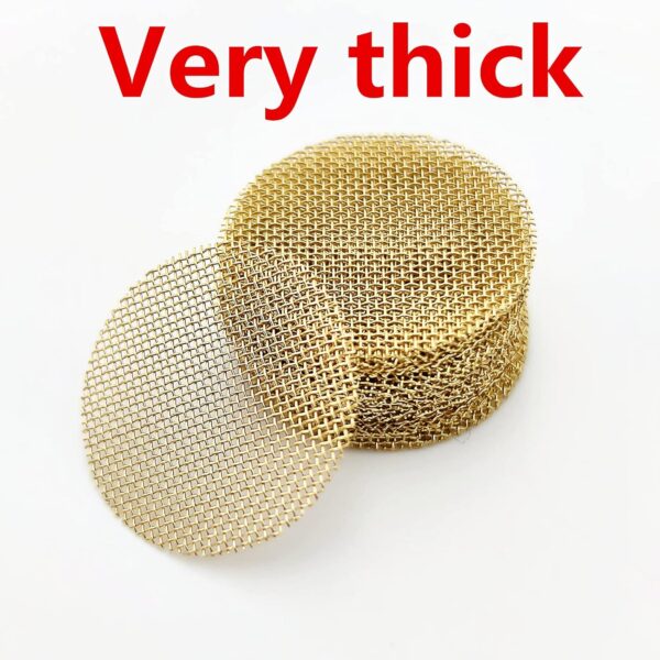 200 PCS 1/2 Pipe Screens, Brass Pipe Screen Filters 0.5 inch Metal Screens with Black Storage Box - Image 3