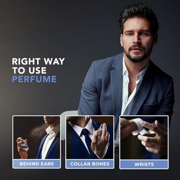 Enigma Perfume Gift Set For Men - Set of 3 Premium Long Lasting EDP | Spicy Woody & Citrusy Luxury Fragrances | Azure, Incense & Czar Perfumes 50ml Each - Image 6