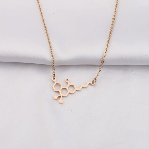TGBJE THC Molecule Necklace CBD Necklace Pot Lovers Gift Cannabis 420 Science Chemistry - Image 3
