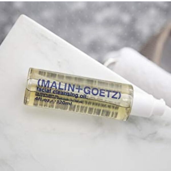 Malin + Goetz Facial Cleansing Oil, 4 Fl. Oz. - 2-in-1 Makeup Remover & Face Cleanser, Facial Skin Care Products, All Skin Types, Vegan & Cruelty-Free - Image 6