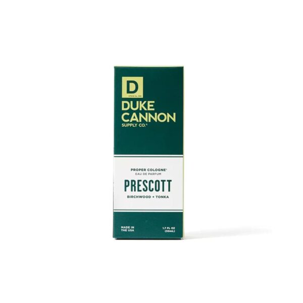 Duke Cannon Proper Cologne Prescott | Men's Eau de Parfum | Birchwood and Tonka | Woodsy, Rich, Long-Lasting Scent | 1.7 fl oz - Image 2