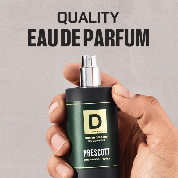Duke Cannon Proper Cologne Prescott | Men's Eau de Parfum | Birchwood and Tonka | Woodsy, Rich, Long-Lasting Scent | 1.7 fl oz - Image 5