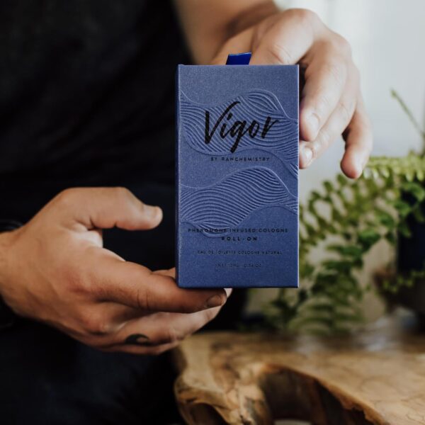 RawChemistry Vigor Pheromone Infused Cologne for Men Roll-On I Men's Cologne with Pheromones I Fragrances for Men - Image 6