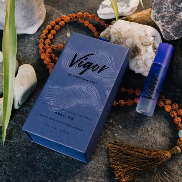 RawChemistry Vigor Pheromone Infused Cologne for Men Roll-On I Men's Cologne with Pheromones I Fragrances for Men - Image 7