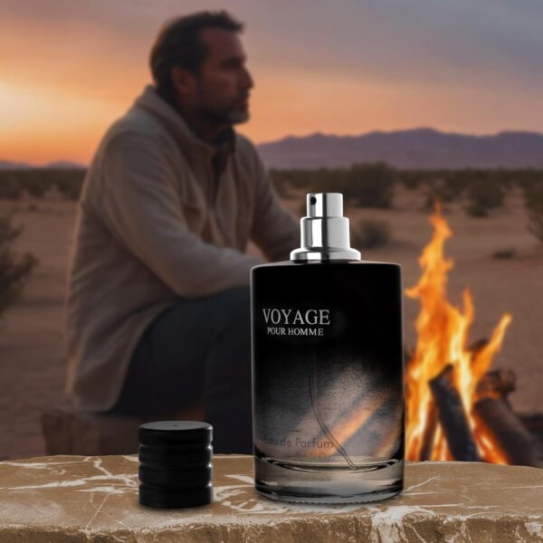 Voyage for Men Eau De Parfum - Sophisticated Male Fragrance Composition of bergamot, Pepper, Lavender, Star Anise & Nutmeg - Base of Peppery & Vanilla - Go-To Daily Scent - Elegant 100ml Bottle - Image 8