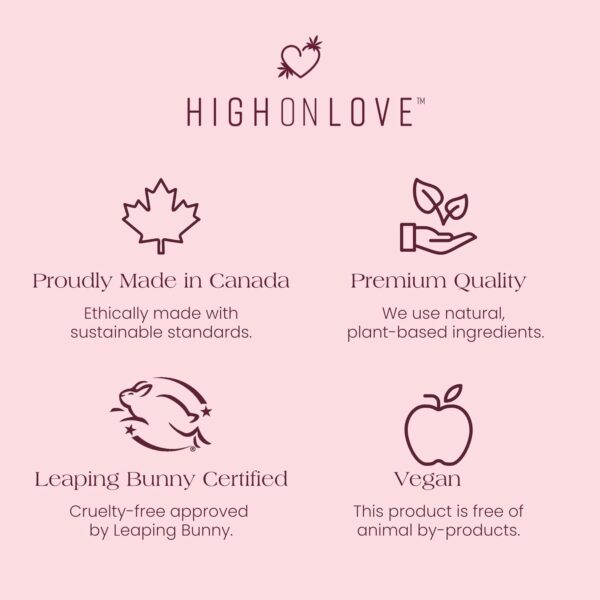 HIGHONLOVE Bath Oil - Natural Bath & Body Oil Made with Nourishing Hemp Seed Oil and Soothing Lavender Oil - Calming Moisturizer for Tired, Sensitive Skin (100ml) - Image 5