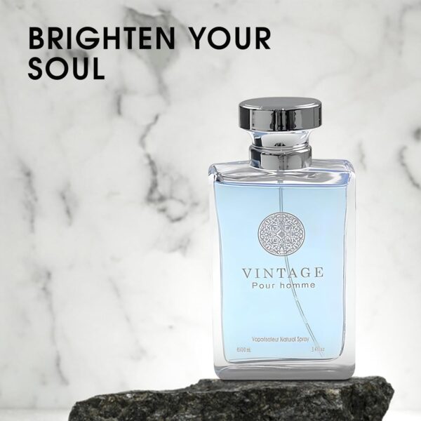 Cologne for Men Vintage Pour Hommer Scent Men 's Perfume With Fresh Notes Long Lasting 3.4 Fl Oz Fragrance for Daily Used - Image 2