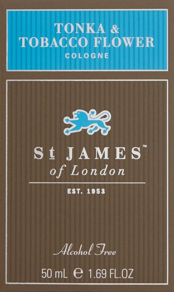 St James of London Tonka & Tobacco Flower Cologne, 1.69 Fl Oz - Image 2