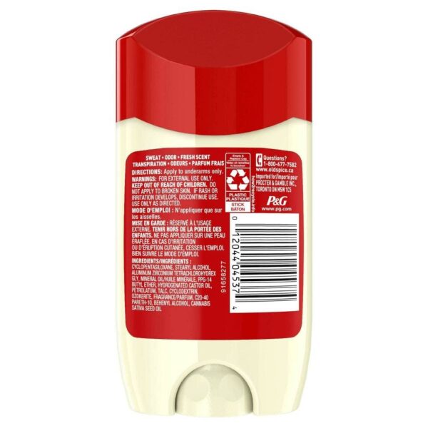 Old Spice Antiperspirant Deodorant, Alpine with Hemp Seed Oil 2.6 oz (Pack of 3) - Image 3