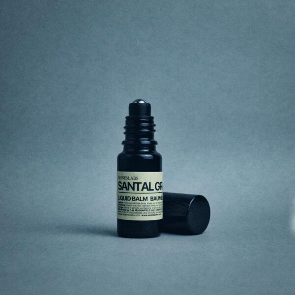 Santal Grass Roll-On, Perfume, Alcohol Free, Olfactive Marker, Niche Scent, Eucalyptus, Papyrus, Cardamom, Sandalwood Essential Oils Blend, Unisex Perfum for Women and Men 10ml/.33 fl Oz - Image 4