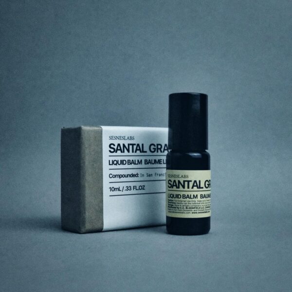 Santal Grass Roll-On, Perfume, Alcohol Free, Olfactive Marker, Niche Scent, Eucalyptus, Papyrus, Cardamom, Sandalwood Essential Oils Blend, Unisex Perfum for Women and Men 10ml/.33 fl Oz - Image 5