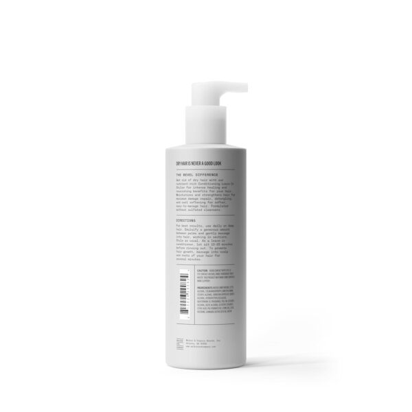 Bevel Leave In Conditioner for Men - Curly Hair Conditioner with Hemp Seed Oil and Biotin, Detangles Moisturizes and Strengthens Hair, 7 Oz - Image 2