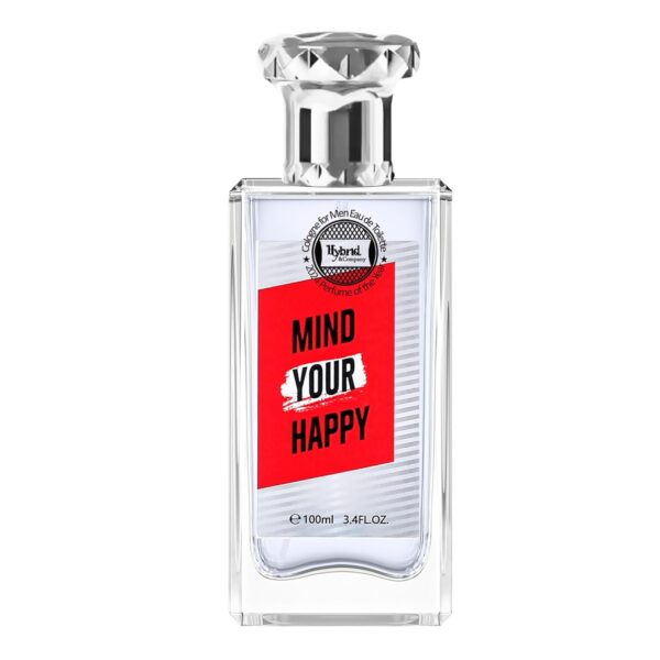 Hybrid & Company Mind Your Happy Young Pour Homme For Men Eau De Toilette Vaporisateur Natural Spray 3.4 Fl Oz - Image 4