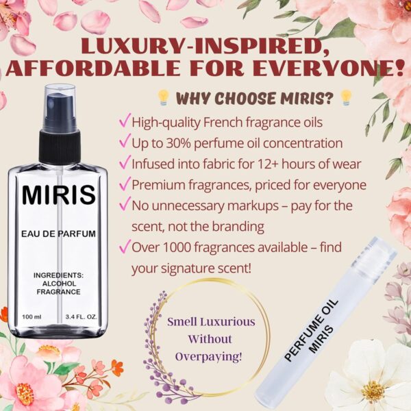 MIRIS No. 59802 | Inspired | Men Eau de Parfum | 3.4 Fl Oz - Image 2