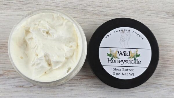 TSA Handmade Whipped Shea Butter Wild Honeysuckle Body Butter Cream, Luxury Body Lotion for Dry Skin, Daily Moisturizing Shea Butter, Vitamin E, Mothers, Fathers, Women, Men, Teens, 3 oz Jar (3 oz, Wild Honeysuckle) - Image 5