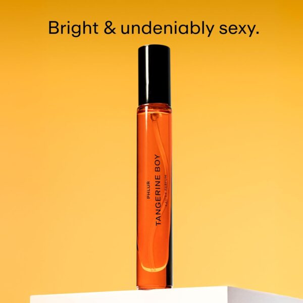 PHLUR Tangerine Boy Eau de Parfum - Travel Size Perfume Fragrance - Spicy Citrus Perfume with Lemon, Ginger, Tangerine, Jasmine & Black Pepper (9.5mL) - Image 2