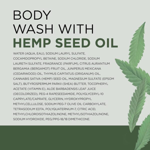 Dr Teal's Body Wash with Pure Epsom Salt, Cannabis Sativa Hemp Seed Oil, 24 fl oz (Pack of 2) - Image 10