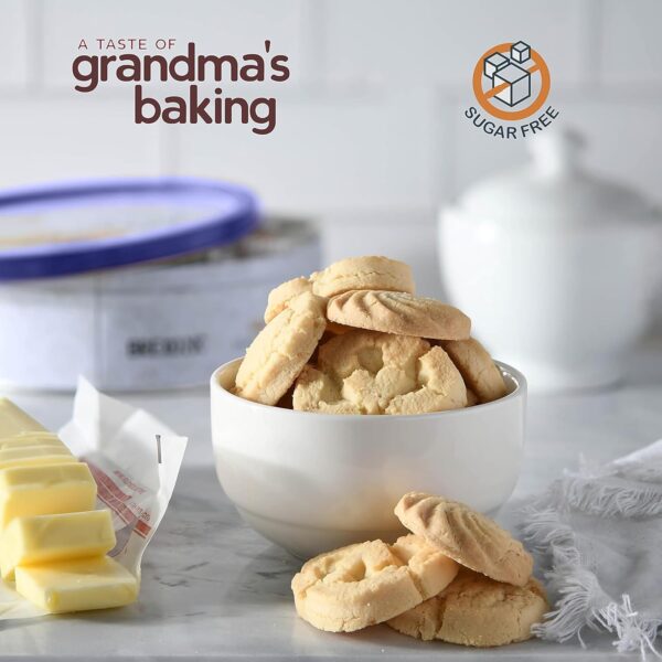 Sugar Free Butter Cookies 36 Count Traditional Danish Cookies, Premium Assorted Shortbread cookies for Diabetics (1 Pk, 11 Ounce) - Image 5