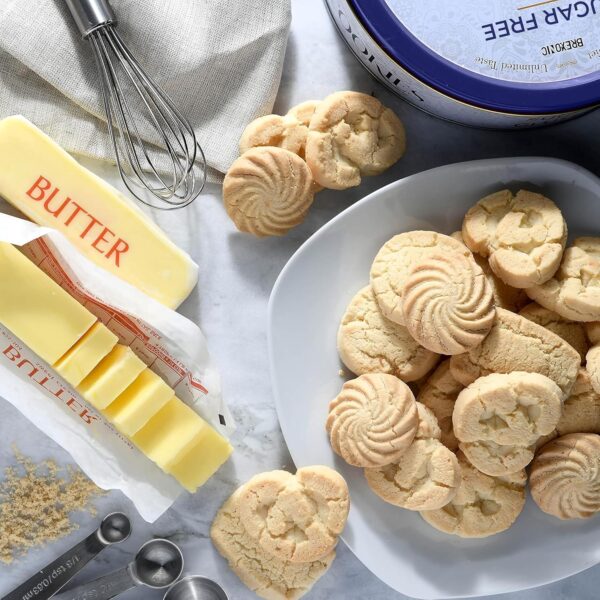 Sugar Free Butter Cookies 36 Count Traditional Danish Cookies, Premium Assorted Shortbread cookies for Diabetics (1 Pk, 11 Ounce) - Image 8