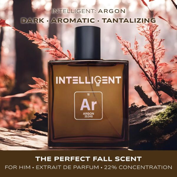 Intelligent Argon Eau de Parfum | Cologne for Men | Dark, Aromatic, and Tantalizing | 3.4 Fl Oz (100 mL) - Image 2