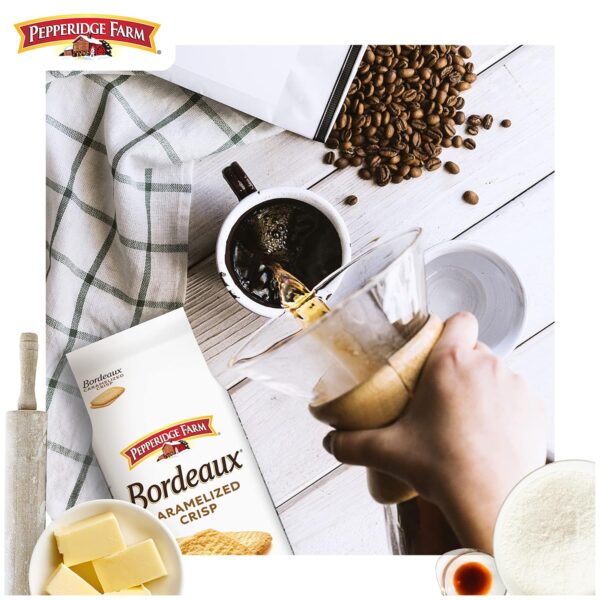 Pepperidge Farm Bordeaux Caramelized Crisp Cookies, 6.75 Oz Bag - Image 5