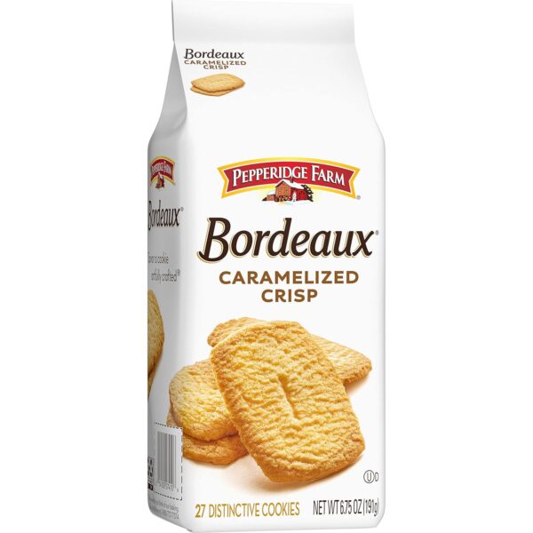 Pepperidge Farm Bordeaux Caramelized Crisp Cookies, 6.75 Oz Bag - Image 8