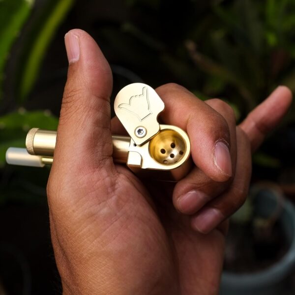 Shaka Original Brass Portable Proto Tool All-in-One w/Poker and Storage Tube Precision CNC Machined Made in Hawaii - Image 7