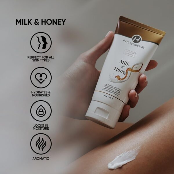 Milk & Honey Body Lotion - Vegan & Cruelty Free Extra Moisturizing Body Cream for Dry Skin | All Natural Honey Scented Daily Hydrating Lotion, with Vitamin E for All Skin Types (6oz) - Image 3