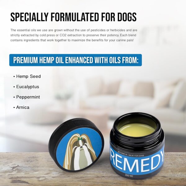 Remedy - Dog Balm with Hemp Oil - Lumps, Bumps, Warts, & Skin Tags - Natural Skin Growth Support Salve - Image 3