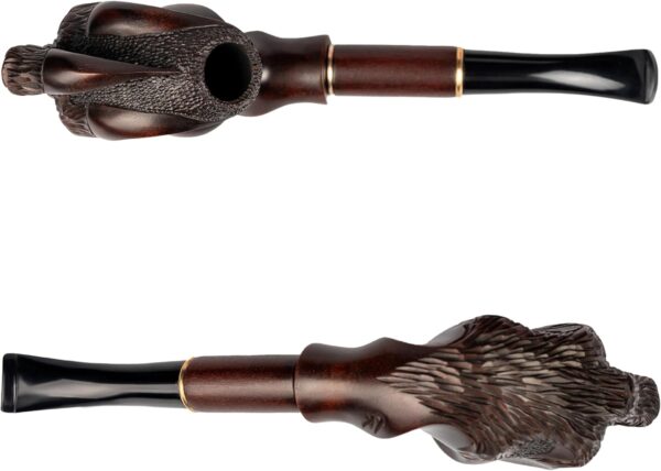 Dr. Watson - Tobacco Pipe, Hand Carved, Fits 9mm Filter, Collectable Series, Comes with Pouch, Boxed (Claw) - Image 4