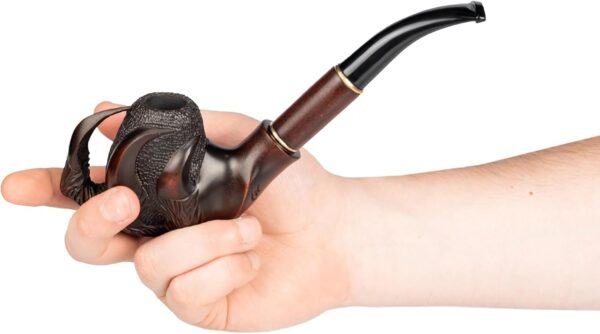 Dr. Watson - Tobacco Pipe, Hand Carved, Fits 9mm Filter, Collectable Series, Comes with Pouch, Boxed (Claw) - Image 6