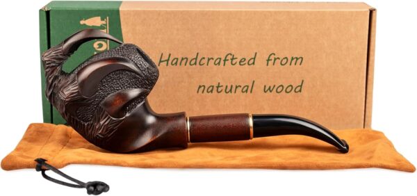 Dr. Watson - Tobacco Pipe, Hand Carved, Fits 9mm Filter, Collectable Series, Comes with Pouch, Boxed (Claw) - Image 8