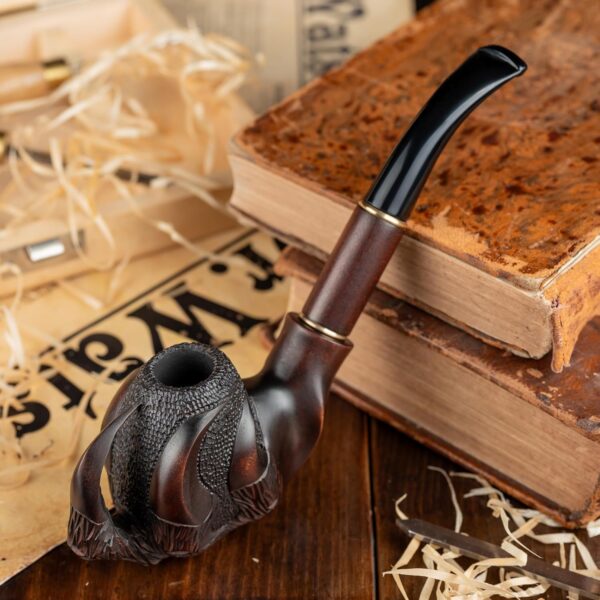 Dr. Watson - Tobacco Pipe, Hand Carved, Fits 9mm Filter, Collectable Series, Comes with Pouch, Boxed (Claw) - Image 9